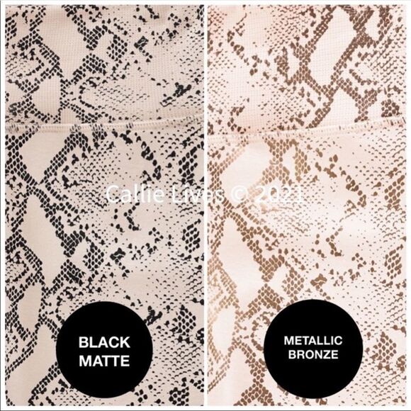 NWT Miz snake fleece snakeskin leggings - Picture 1 of 7